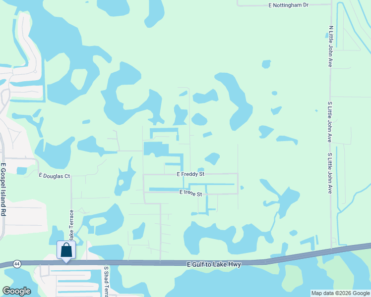 map of restaurants, bars, coffee shops, grocery stores, and more near 234 South Ricky Terrace in Inverness