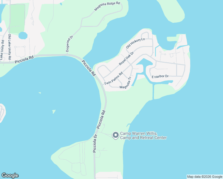 map of restaurants, bars, coffee shops, grocery stores, and more near 5110 Magnolia Drive in Fruitland Park