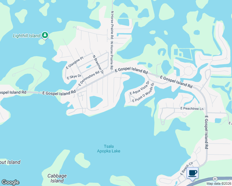 map of restaurants, bars, coffee shops, grocery stores, and more near 136 South Sunset Terrace in Inverness