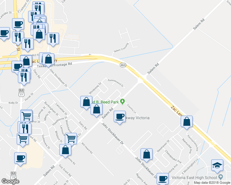 map of restaurants, bars, coffee shops, grocery stores, and more near 211 Sirocco in Victoria
