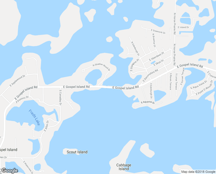map of restaurants, bars, coffee shops, grocery stores, and more near 8401 East Gospel Island Road in Inverness