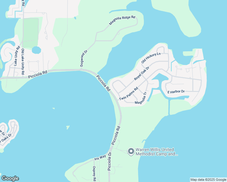 map of restaurants, bars, coffee shops, grocery stores, and more near 35041 Queens Way in Fruitland Park