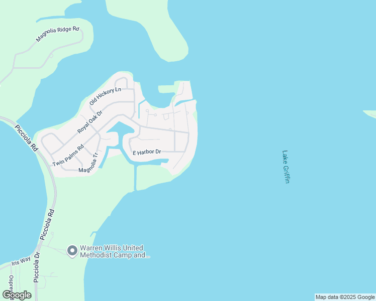 map of restaurants, bars, coffee shops, grocery stores, and more near 5723 East Harbor Drive in Fruitland Park