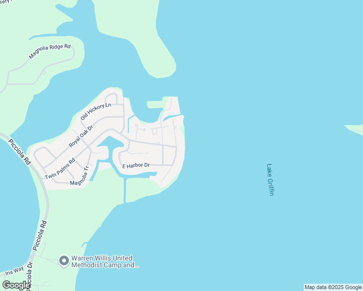 map of restaurants, bars, coffee shops, grocery stores, and more near 35212 West Griffin Drive in Fruitland Park