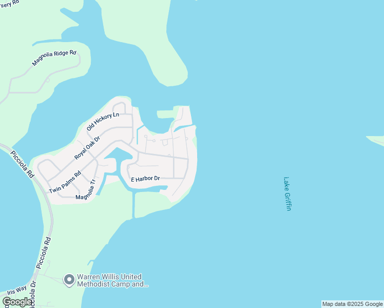 map of restaurants, bars, coffee shops, grocery stores, and more near 35221 West Griffin Drive in Fruitland Park
