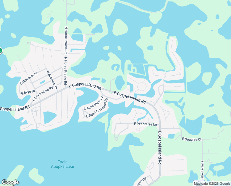 map of restaurants, bars, coffee shops, grocery stores, and more near 9300 East Gospel Island Road in Inverness