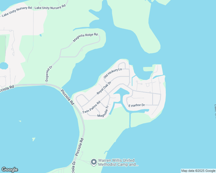 map of restaurants, bars, coffee shops, grocery stores, and more near 5246 Royal Oak Drive in Fruitland Park