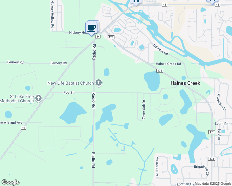 map of restaurants, bars, coffee shops, grocery stores, and more near 10318 Poe Street in Leesburg