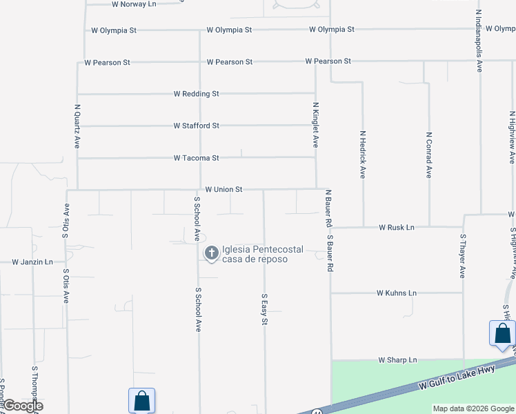 map of restaurants, bars, coffee shops, grocery stores, and more near 7 South Easy Street in Lecanto
