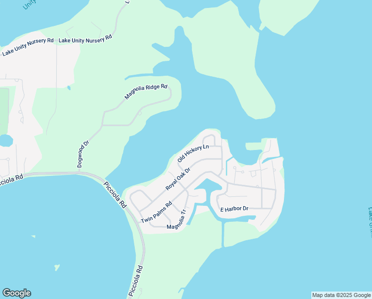 map of restaurants, bars, coffee shops, grocery stores, and more near 5339 Old Hickory Lane in Fruitland Park