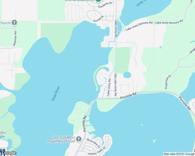 map of restaurants, bars, coffee shops, grocery stores, and more near 35429 Crescent Drive in Fruitland Park