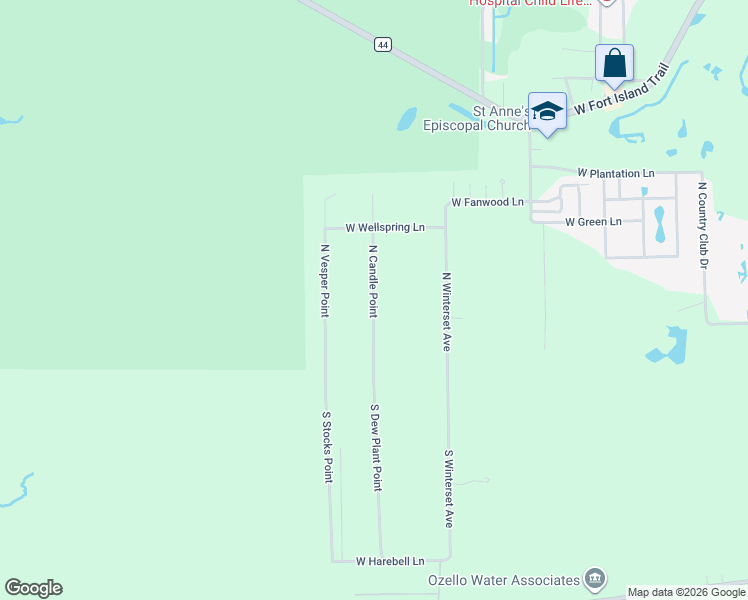 map of restaurants, bars, coffee shops, grocery stores, and more near 181 North Candle Point in Crystal River