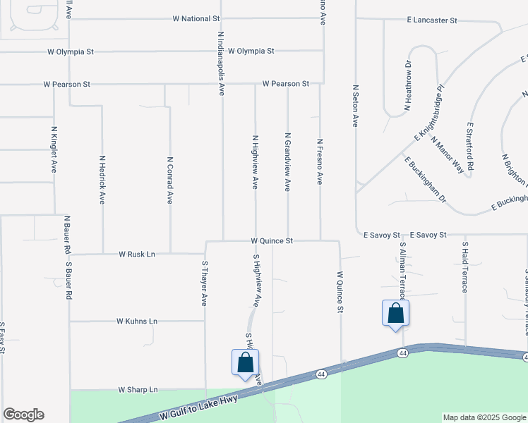 map of restaurants, bars, coffee shops, grocery stores, and more near 137 North Highview Avenue in Hernando