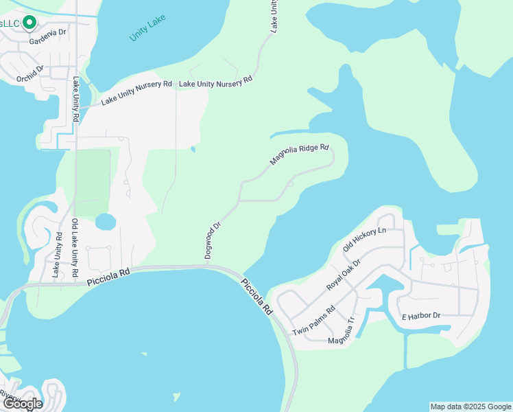 map of restaurants, bars, coffee shops, grocery stores, and more near 5439 Magnolia Ridge Road in Fruitland Park
