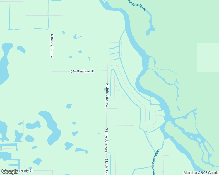 map of restaurants, bars, coffee shops, grocery stores, and more near 339 North Little John Avenue in Inverness