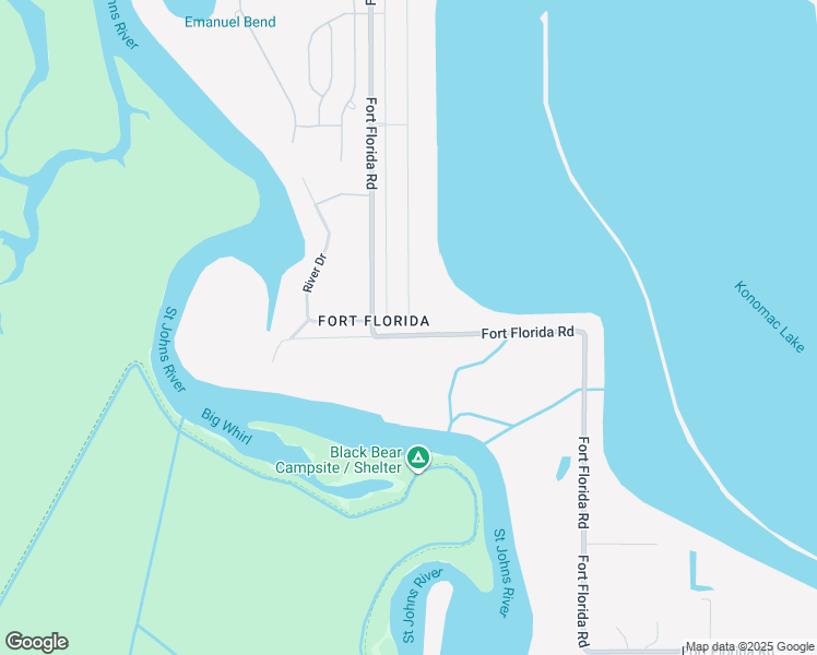 map of restaurants, bars, coffee shops, grocery stores, and more near 506 15th Street in DeBary