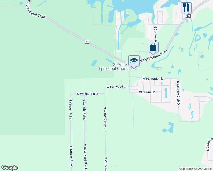 map of restaurants, bars, coffee shops, grocery stores, and more near 450 North Elmwood Point in Crystal River
