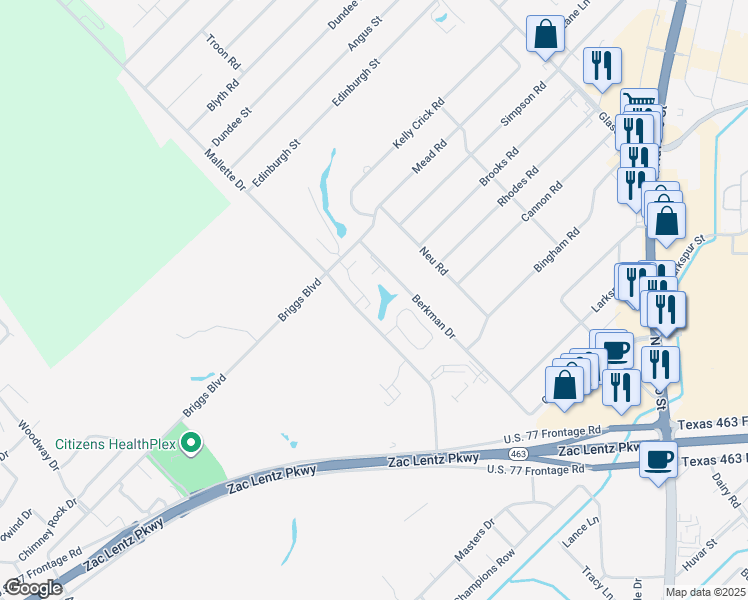 map of restaurants, bars, coffee shops, grocery stores, and more near 1202 Mallette Drive in Victoria