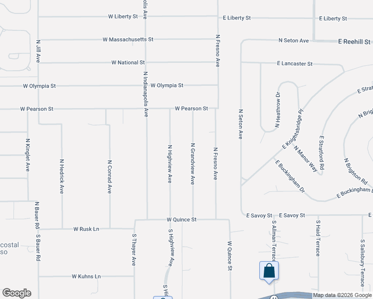 map of restaurants, bars, coffee shops, grocery stores, and more near 372 North Grandview Avenue in Hernando