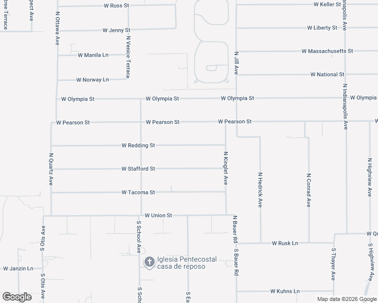 map of restaurants, bars, coffee shops, grocery stores, and more near 1243 West Redding Street in Hernando