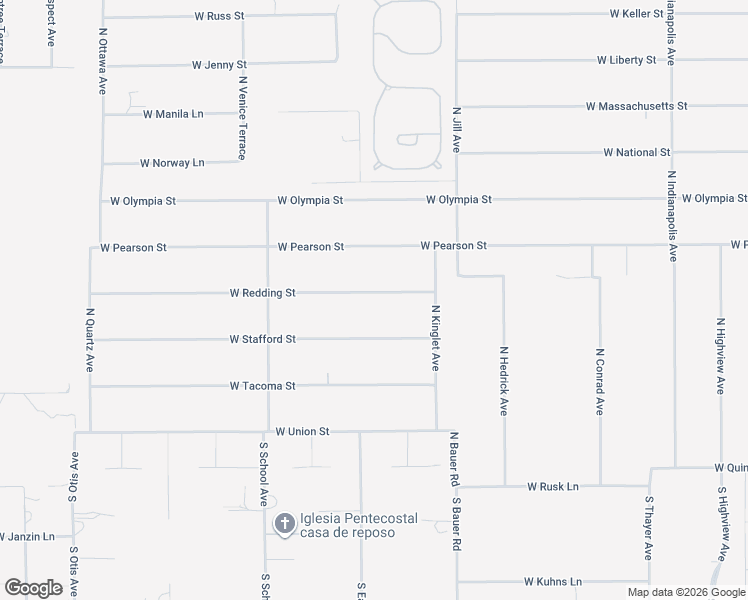 map of restaurants, bars, coffee shops, grocery stores, and more near 1212 West Redding Street in Hernando