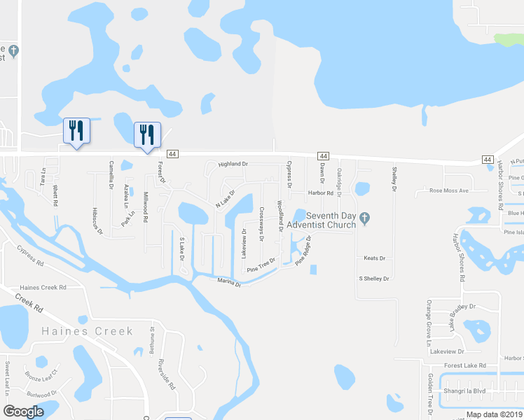 map of restaurants, bars, coffee shops, grocery stores, and more near 100 Crossways Drive in Leesburg
