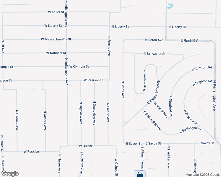 map of restaurants, bars, coffee shops, grocery stores, and more near 509 North Fresno Avenue in Hernando