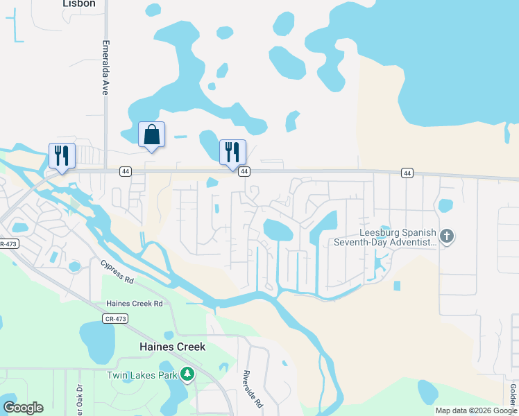 map of restaurants, bars, coffee shops, grocery stores, and more near 101 Hill Circle in Leesburg