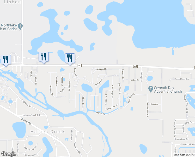map of restaurants, bars, coffee shops, grocery stores, and more near 100 Spruce Lane in Leesburg