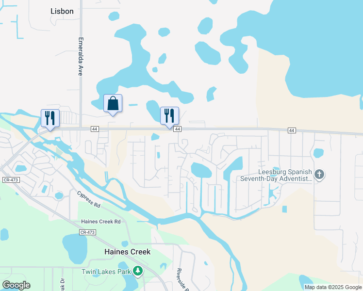 map of restaurants, bars, coffee shops, grocery stores, and more near 101 Hill Circle in Leesburg