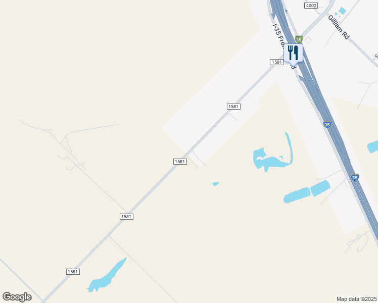 map of restaurants, bars, coffee shops, grocery stores, and more near 2304 Farm to Market Road 1581 in Pearsall