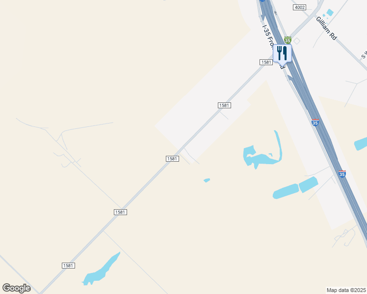 map of restaurants, bars, coffee shops, grocery stores, and more near 2304 Farm to Market Road 1581 in Pearsall