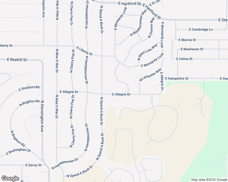 map of restaurants, bars, coffee shops, grocery stores, and more near 1445 East Allegrie Drive in Inverness