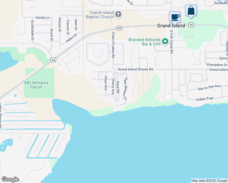 map of restaurants, bars, coffee shops, grocery stores, and more near 36026 Cherry Avenue in Grand Island