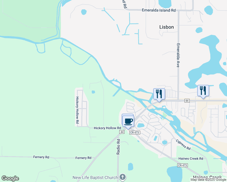 map of restaurants, bars, coffee shops, grocery stores, and more near 36030 Nature Trail in Leesburg