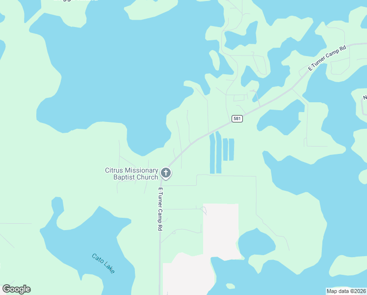 map of restaurants, bars, coffee shops, grocery stores, and more near 6781 East Turner Camp Road in Inverness
