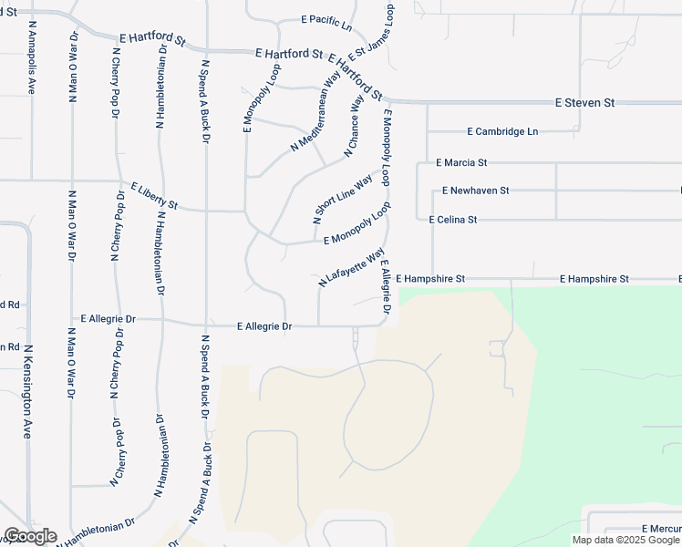 map of restaurants, bars, coffee shops, grocery stores, and more near 833 North Lafayette Way in Inverness