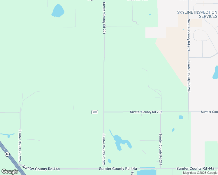 map of restaurants, bars, coffee shops, grocery stores, and more near 8345 County Road 221 in Wildwood