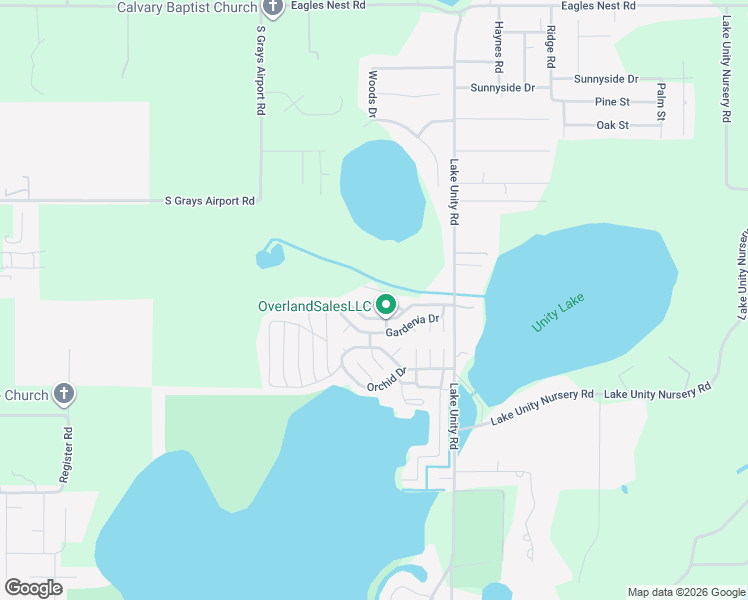 map of restaurants, bars, coffee shops, grocery stores, and more near 261-266 Daffodil Drive in Fruitland Park