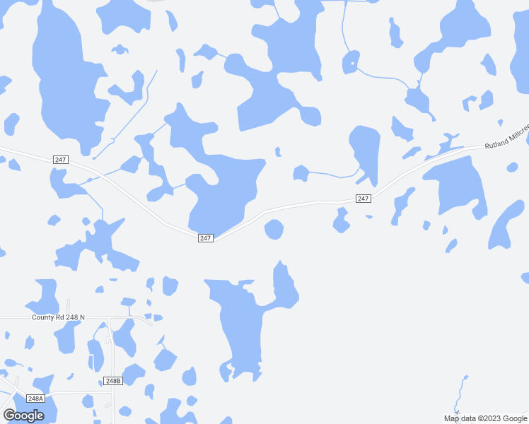 map of restaurants, bars, coffee shops, grocery stores, and more near Rutland Millcreek Road in Lake Panasoffkee