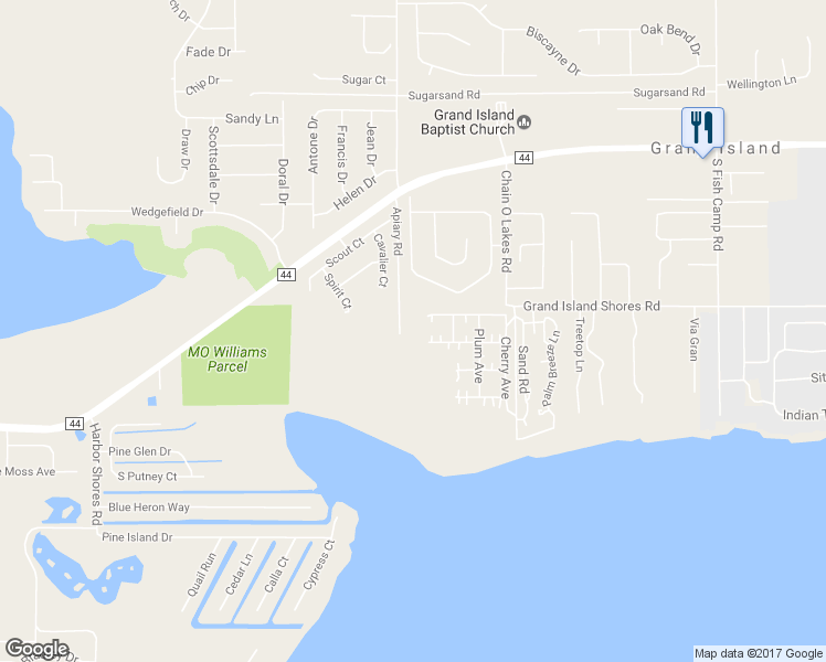 map of restaurants, bars, coffee shops, grocery stores, and more near 36140 Apiary Road in Grand Island