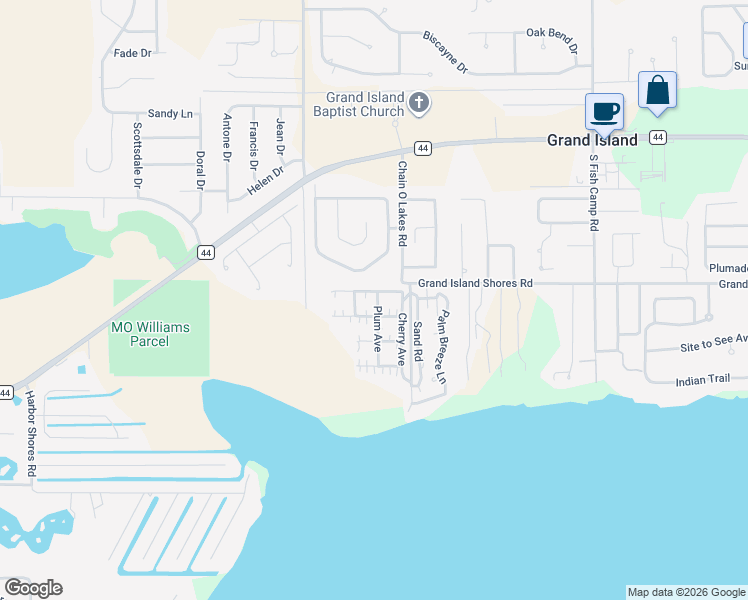 map of restaurants, bars, coffee shops, grocery stores, and more near 36253 Plum Avenue in Grand Island