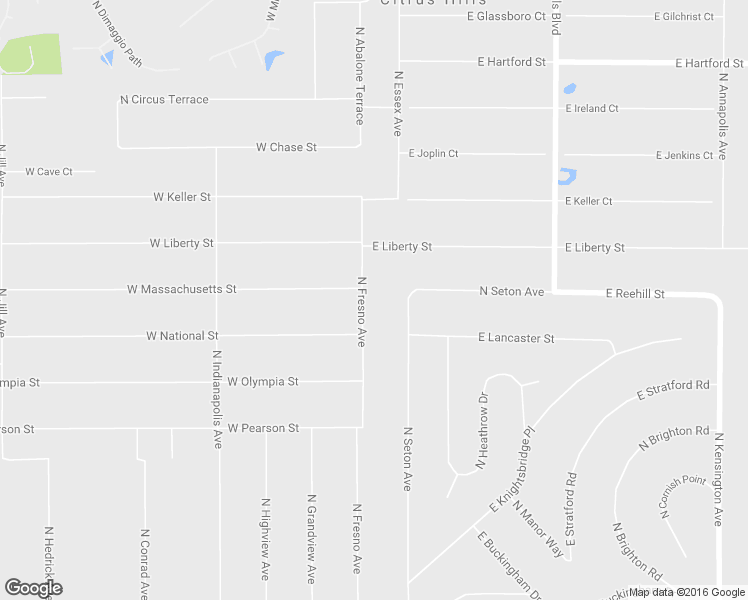 map of restaurants, bars, coffee shops, grocery stores, and more near 871 North Fresno Avenue in Hernando