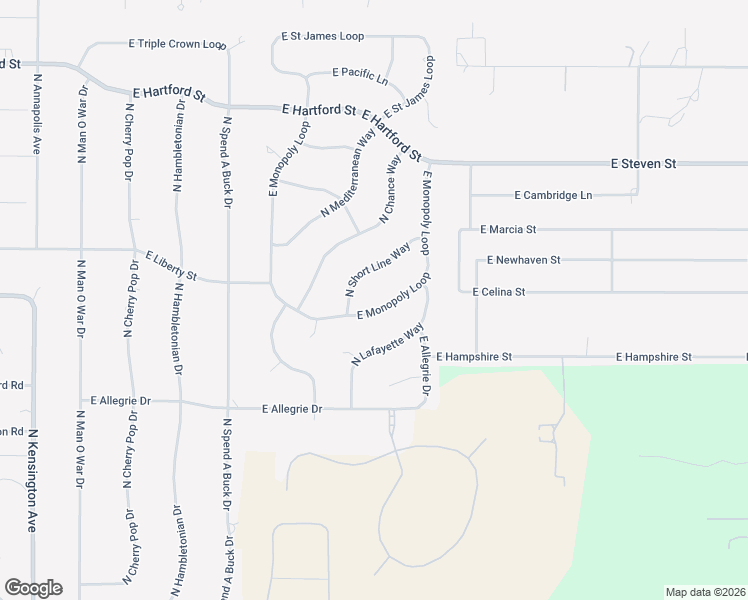 map of restaurants, bars, coffee shops, grocery stores, and more near 1724 East Monopoly Loop in Inverness