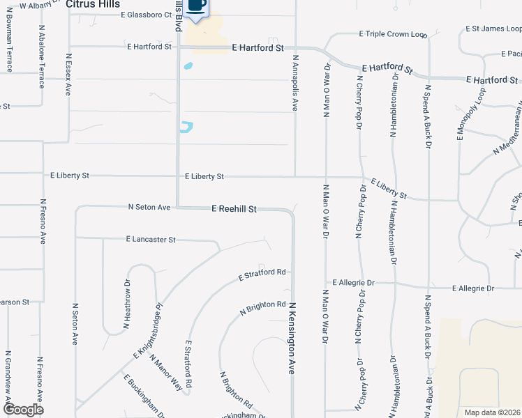 map of restaurants, bars, coffee shops, grocery stores, and more near 729 East Reehill Street in Lecanto