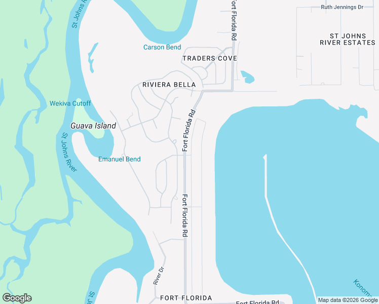map of restaurants, bars, coffee shops, grocery stores, and more near 4 Fort Florida Road in DeBary