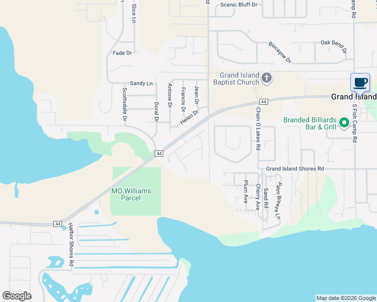 map of restaurants, bars, coffee shops, grocery stores, and more near 12913 Regiment Drive in Grand Island