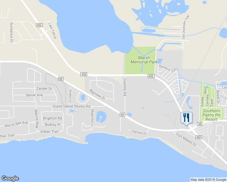 map of restaurants, bars, coffee shops, grocery stores, and more near 2601 Lake Landing Boulevard in Eustis