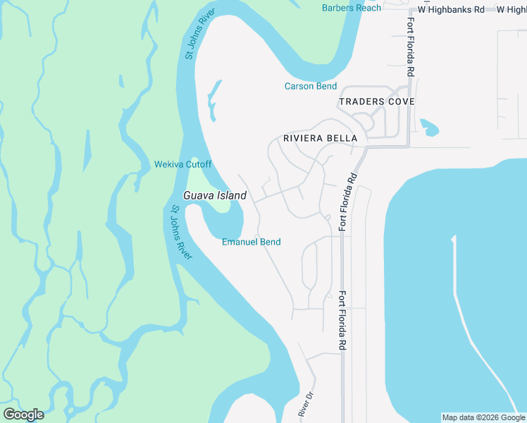 map of restaurants, bars, coffee shops, grocery stores, and more near 119 Rosa Bella View in DeBary