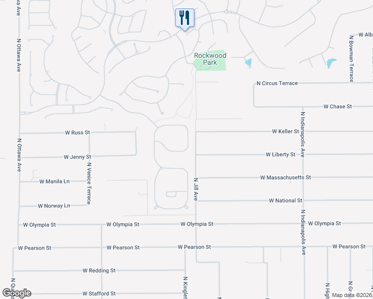 map of restaurants, bars, coffee shops, grocery stores, and more near 1164 West Beagle Run Loop in Hernando